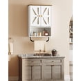 thumbnail image 4 of Armario de pared CHOEZON Bathroom Medicine blanco/nogal, 4 of 9