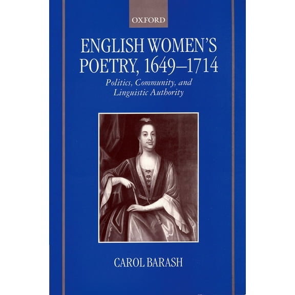 English Women's Poetry, 1649 - 1714, (Paperback)