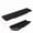 Black, variant on Ultra-Thin Foldable Silicone Splash Pad - 17.72" x 3.94" Waterproof Sink Drain Mat for Kitchen & Bathroom