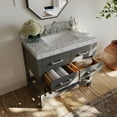 thumbnail image 3 of Ancerre Designs Elizabeth 36" Wood Bathroom Vanity Set in Sapphire Gray, 3 of 9