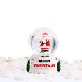 thumbnail image 2 of Small Lighted Snow Globes Christmas Ornament, Vintage Christmas Decor Santa Claus Snow Globes, Vintage Christmas Decorations Indoor, 2 of 7