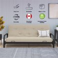 thumbnail image 1 of Signature Sleep Trule 8-Inch Pocket Coil Futon Mattress, Polyester Linen, Full, 1 of 6