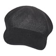 thumbnail image 4 of Bigworldlittlethings Mujeres Hombres Moda Newsboy Sombrero para el sol Verano al aire libre Negro jinwen Boina de moda, 4 of 8