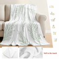 thumbnail image 5 of Spring Green Tree Branches Blanket Soft Cozy Warm Throw Blanket for Couch, Plush Fuzzy Flannel Fleece Blankets for Sofa, Farmhouse Nature Botanical Bed Blankets Lightweight Gifts for Women, 50"x60", 5 of 9