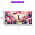 thumbnail image 5 of Hello Valentine’s Day Belgian Malinois Flower Crown Romantic Pink Floral Wood Key Holder Sheepdog Dog Lover Gifts Wall-mounted Key Rack Home Decor - 00031, 5 of 5