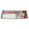 thumbnail image 3 of DII 13.5" Modern Fabric Wrap Paper Holiday Stripe Storage in Multi-Color, 3 of 6