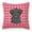 Black, variant on Black Labrador Hearts Fabric Decorative Pillow