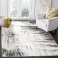thumbnail image 2 of SAFAVIEH Adirondack Collection 8' x 10' Ivory/Grey ADR133C Modern Abstract Non-Shedding Living Room Bedroom Dining Home Office Area Rug, 2 of 10