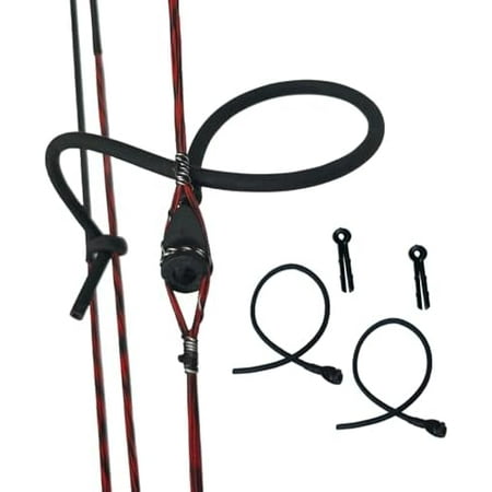 2Pcs Archery Peep Sight Compound Bow 3/16 Rubber Tube Peep Sight Bow String Tubing with Buckle for Hunting Shooting Targeting Accessories$$Other