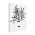 thumbnail image 2 of Stellar Design Studio 'Black And White Indoor Plant IV' Canvas Art, 2 of 3