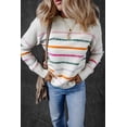 thumbnail image 4 of Redhotype Elegant Striped Sweater | Trendy Ribbing | Versatile & Flattering, 4 of 8