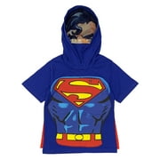 DC Comics Superman Hooded T-Shirt with Mask and Cape (Toddler Boys & Little Boys)