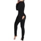 thumbnail image 3 of Sexy Pyjama Women's Jumpsuit Suit Button-down Front Back Butt Bum open Ass Flap Jumpsuit Loungewear Christmas Print Buttoned NEW, 3 of 4