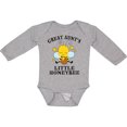 thumbnail image 3 of Inktastic Cute Bee Great Aunt's Little Honeybee with Stars Boys or Girls Long Sleeve Baby Bodysuit, 3 of 5