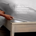 thumbnail image 5 of Bare Home Fitted Sheet - 22" Extra Deep Pocket - Premium 1800 Collection - Twin, Light Gray, 5 of 7