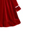 thumbnail image 4 of Todder Kid Baby Girls Pajama Dress Fibre Button down Solid Color Breathable Ruffle Nightwear, 4 of 5