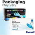 thumbnail image 4 of Raxwell Disposable Blue Nitrile Gloves 4-mil Examination Food Handling Cleaning Gloves, Large, 100 Pack, 4 of 6