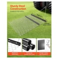 thumbnail image 2 of Drag Harrow, 4 x 5 ft Chain Harrow - Made from Q235 Steel, UTV Tractor Attachments for Landscape Leveling or Sod Prepping, Durable Harrow Rake for Gravel Driveway, Farm Field Garden Black, 2 of 9