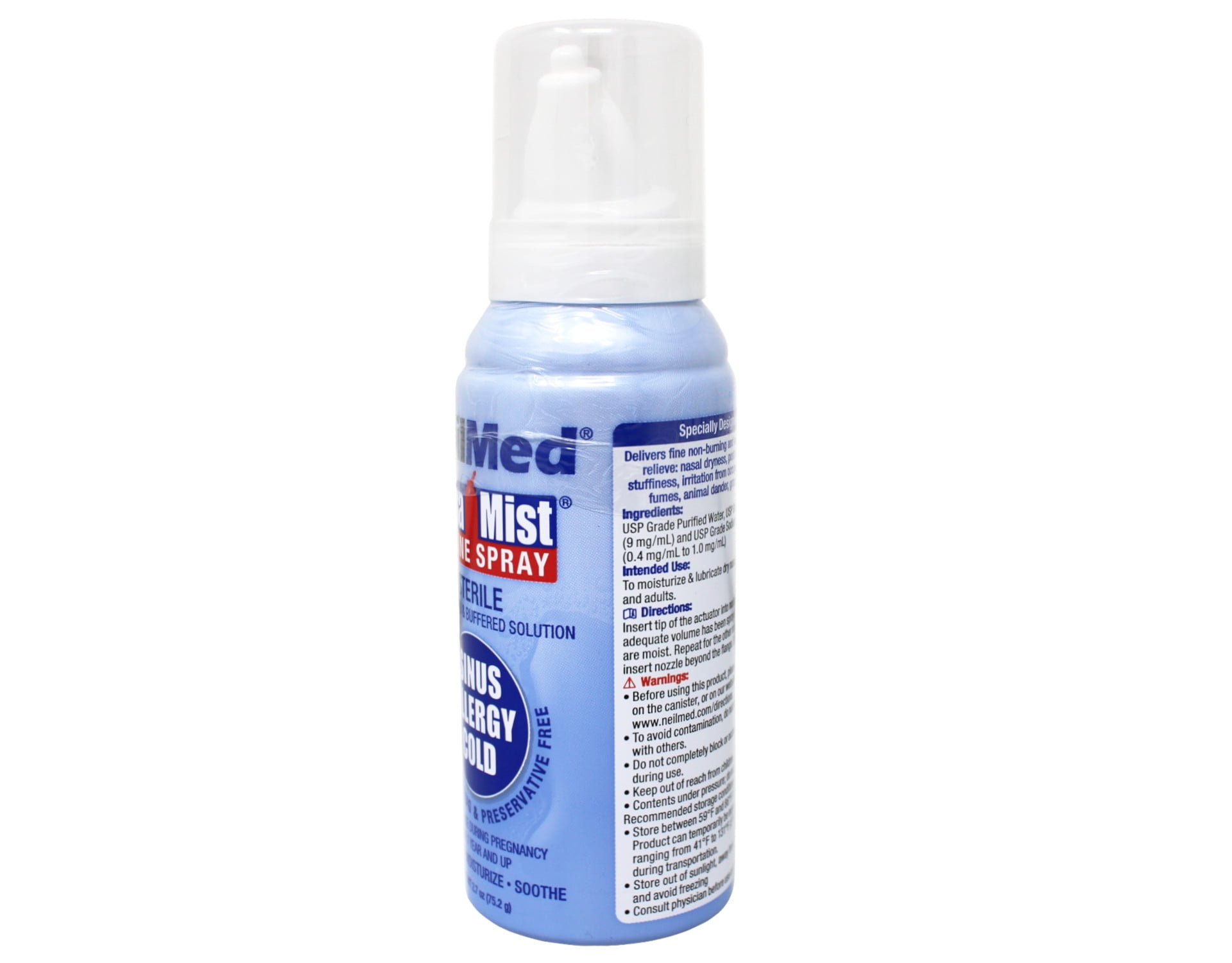 Nasamist Saline Spray Isotonic 75 ml (Pack of 3)