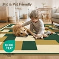 thumbnail image 4 of ODIKA 8'x10' Washable Area Rug Geometric Retro Mid Century Rectangular Contemporary Hallway for Living Room, Under Sectional, Family , Durable, Non-Slip, 4 of 7