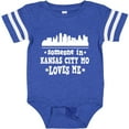 thumbnail image 3 of Inktastic Kansas City Missouri Loves Me Skyline Boys or Girls Baby Bodysuit, 3 of 5