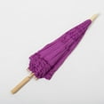 thumbnail image 4 of THY COLLECTIBLES Cotton Lace Parasol Umbrella with Wooden Handle Vintage Lolita Coquette Look for Wedding Bridal Umbrella Decoration for Photoshoot, Costume Theme Party, Halloween White, 4 of 8