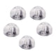 thumbnail image 1 of 5 pares de cierres de silicona suave universales para pendientes de 5,2 x 4 mm de alto grado y silicona Oro blanco, 1 of 9