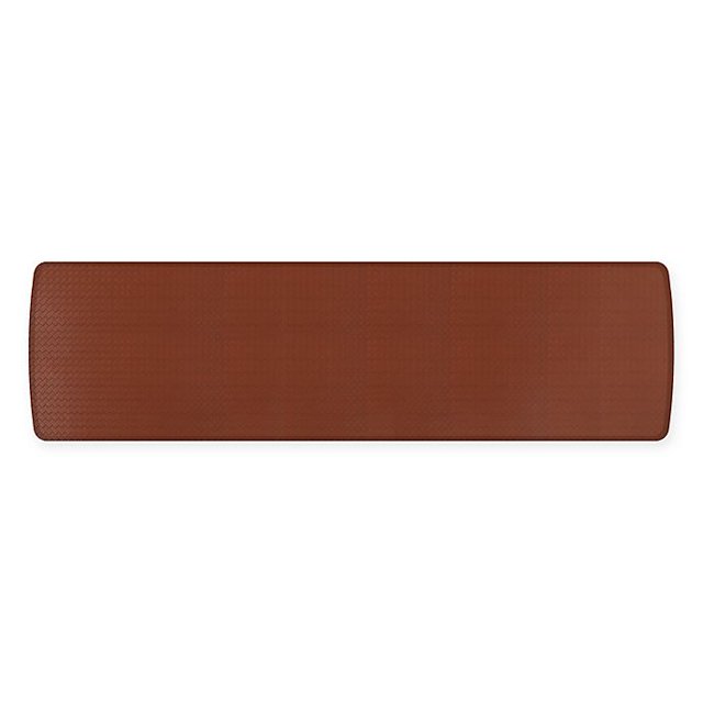 GelPro Elite Basketweave 30Inch x 108Inch Kitchen Mat in Chestnut