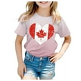 thumbnail image 1 of TZEWGL Tees For Newborn Summer Short Sleeve Crewneck Graphic Print Basic Top For Toddlers size 6-7T, 1 of 4