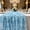 Blue-LB, variant on Sheer Mesh Table Runner, Gold Stamping Table Runner 70x200cm for Weddings, Parties, Events European Dining Decor