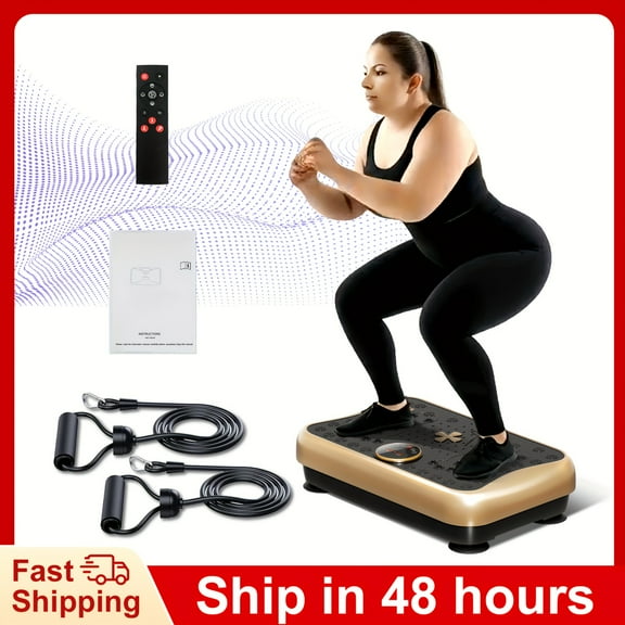 2025 Vibration Plate, 3D Vibration Plate 120 Levels, Ideal For Workout Recovery And Leg Toning, Without Battery
