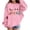 Pink, variant on Toddler Girl Long Sleeve Sweatshirts Graphic Prints Sweatshirt Crewneck Cute Drop Shoulder Pullover Tops Size 3-4T ,Gray