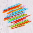 thumbnail image 2 of 40pcs Large Eye Plastic Sewing Needles Weaving Tools for Kids Mixed Color, 2 of 7