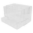 Transparent Acrylic Tissue Storage Box Eyelash Extension Cosmetic