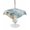 White Blue, variant on Outdoor Tablecloth with Umbrella Hole for Patio/Picnic/Party, Teal Blue Coastal Waterproof Table Cloth Rectangle Table Cover Washable, Summer Beach Starfish Shell Coral Nautical Retro (54"x 80")