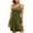 Army Green womens jumpsuits, variant on Wycnly Womens Jumpsuits One Shoulder Elastic Waist Spaghetti Strap Mini Jumpsuits Casual Solid Slash Neck Sleeveless Short Summer Rompers Army Green xxl