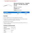thumbnail image 2 of Inlet Lower Oil Cooler Hose - Compatible with 1991 - 1993 GMC Sonoma RWD 4.3L V6 1992, 2 of 2