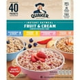 thumbnail image 5 of Quaker Instant Oatmeal Fruit & Cream, Variety Pack (40 pk.), 5 of 6