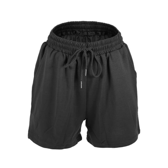 1 Pc Workout Shorts Women's Flowy Running Shorts Casual High Waisted Black Size M