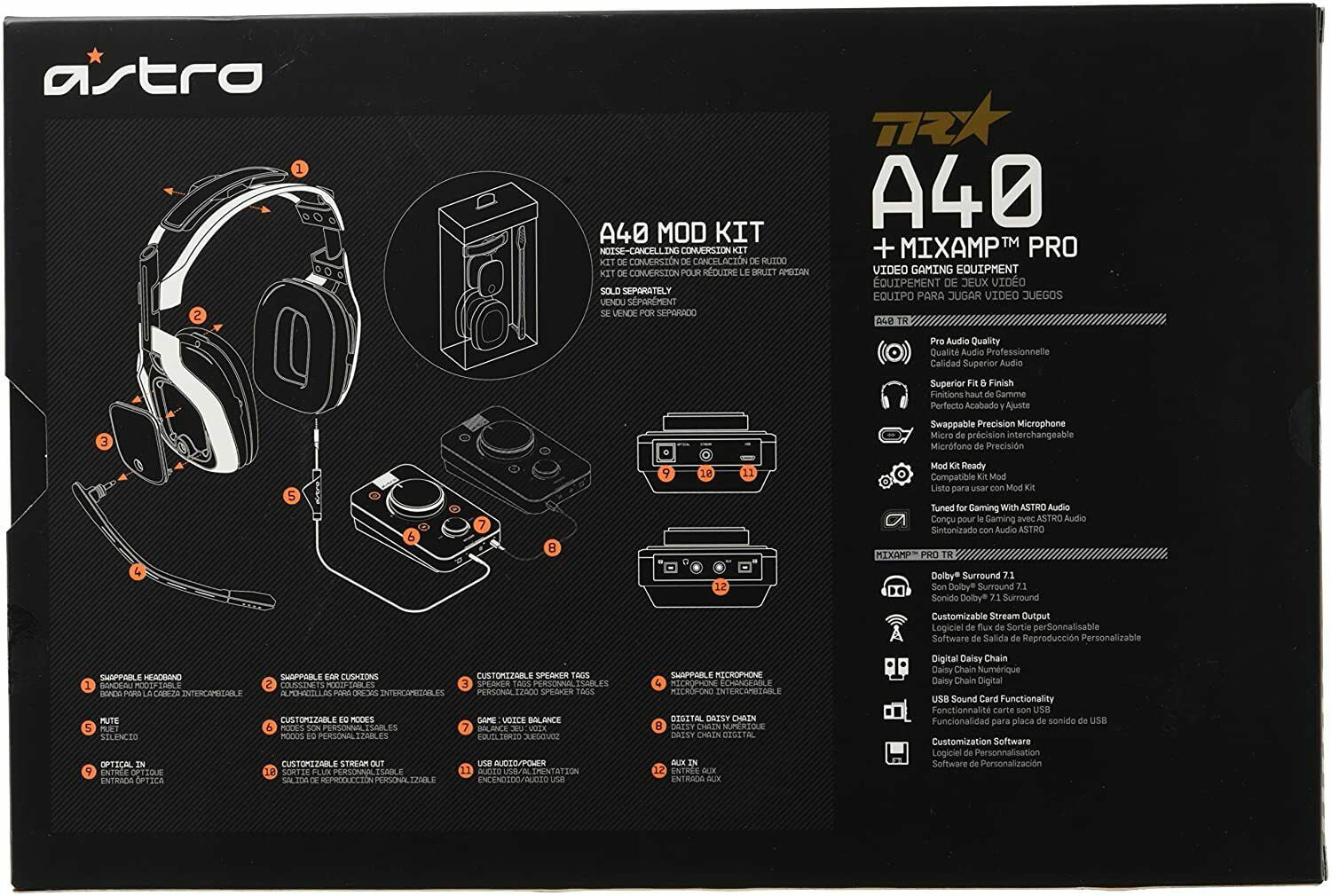 Astro A40 TR especificaciones