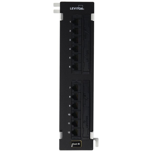 Leviton Extreme Cat 6+ Bloque De Conexión Estilo 110 De 12 Puertos 69586-U89