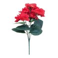 thumbnail image 1 of Geranium Flowers For Outdoors Decoration Silk Floral Flower For Porch Garden Table Centerpieces Home Indoor Outside Spring Decor, 1 of 9