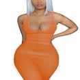 thumbnail image 3 of PENGXIANG Femmes Robe Longue Bodycon Maxi Tank U Cou Côtelé Robe d'Été de Base Robes de Soleil, 3 of 7