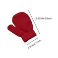 thumbnail image 3 of Wancir Kids Winter Toddler Mittens Multicolor Soft Knitted Gloves Thick Cold Protection Mitten, 3 of 7