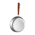 thumbnail image 4 of Stainless steel flat bottomed pan, small frying pan, snowflake patterned pan, 4 of 11