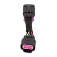 thumbnail image 1 of Front Lamp Wiring Connector, Headlight Adapter Harness Black Thermal Resistant  For Car, 1 of 8