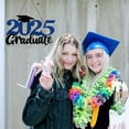 thumbnail image 3 of 2025 Graduation Party Wooden Sign - Celebrate Your Milestone with Durable Wall Decor for Festive Atmosphere - Perfect for Decorations and Photo Props at Any Celebration, 3 of 5