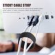 thumbnail image 5 of 1 rollo de correas organizadoras de cables para el hogar, correas de sujeción para cables, prácticas correas organizadoras de cables, 5 of 8