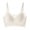 White, variant on Womens Bras Wide Elastic Band Seamless T-Shirt Bra Flexible Fit Multi Cup Size Daily Essential M-2XL