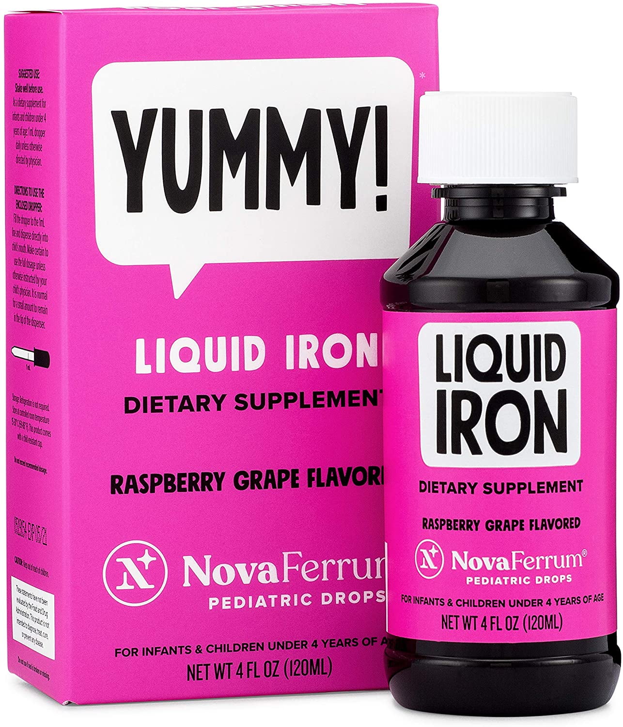 Novaferrum Pediatric Drops Liquid Iron Supplement For Infants And